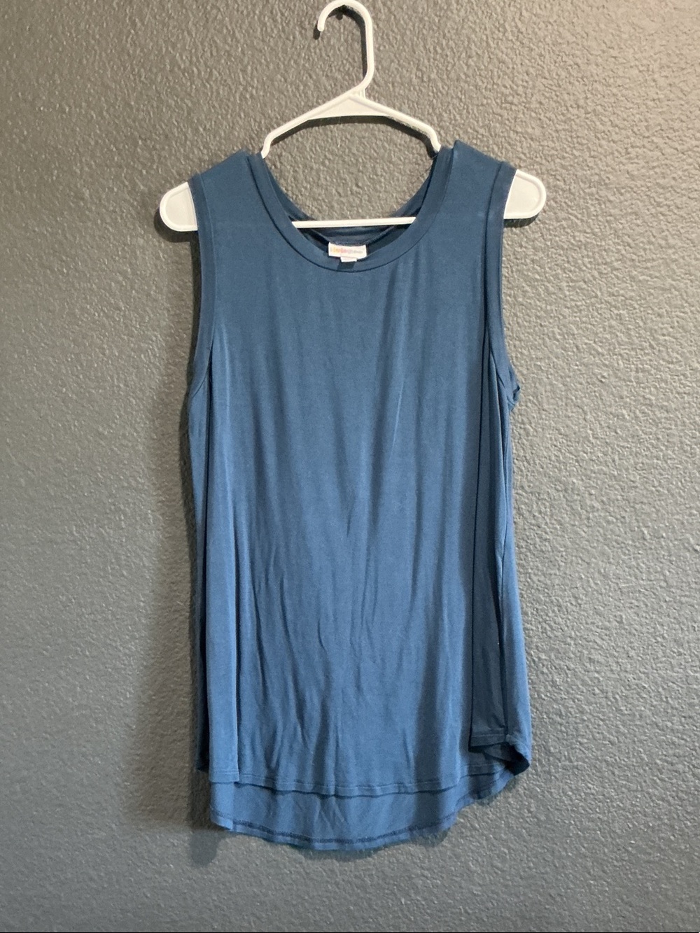 LuLaRoe Sleeveless Tank Top in Slate Blue